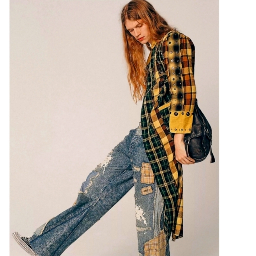 Free People Rodeo Plaid Duster - Picture 7 of 7